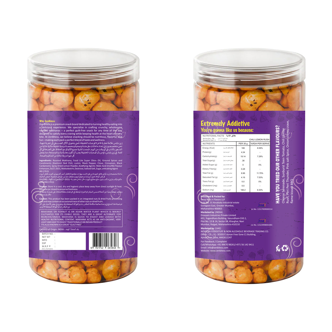 Chilli Lemon Rush - Premium Makhana