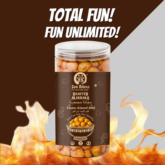 Flame-Kissed BBQ - Premium Makhana